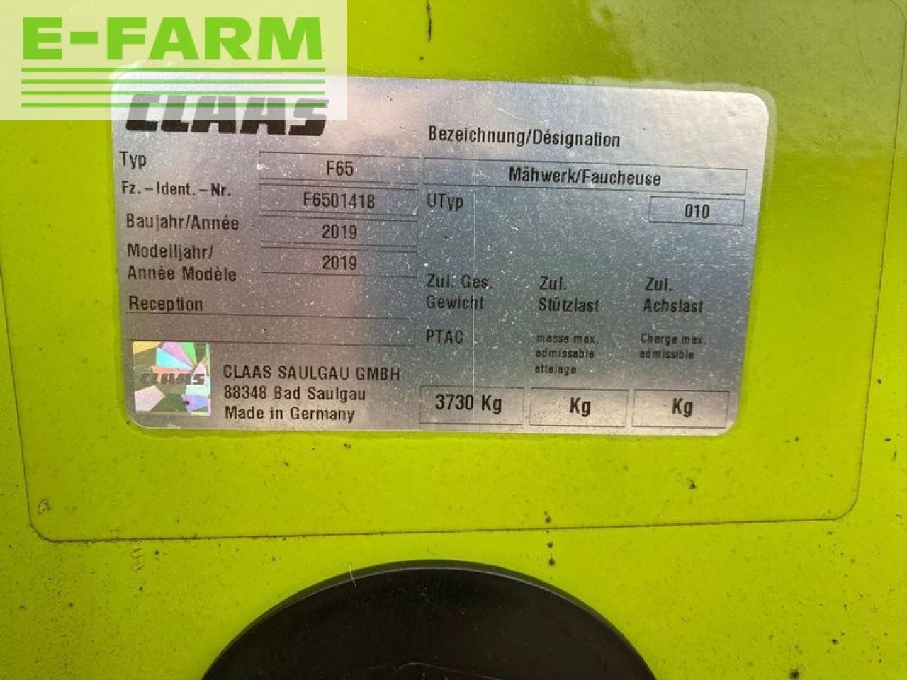 Mower CLAAS disco 9200 c as: picture 26