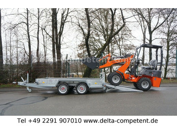 Compact loader Delta Pro 4x4 Radlader Hoflader + STEMA Anhänger: picture 1