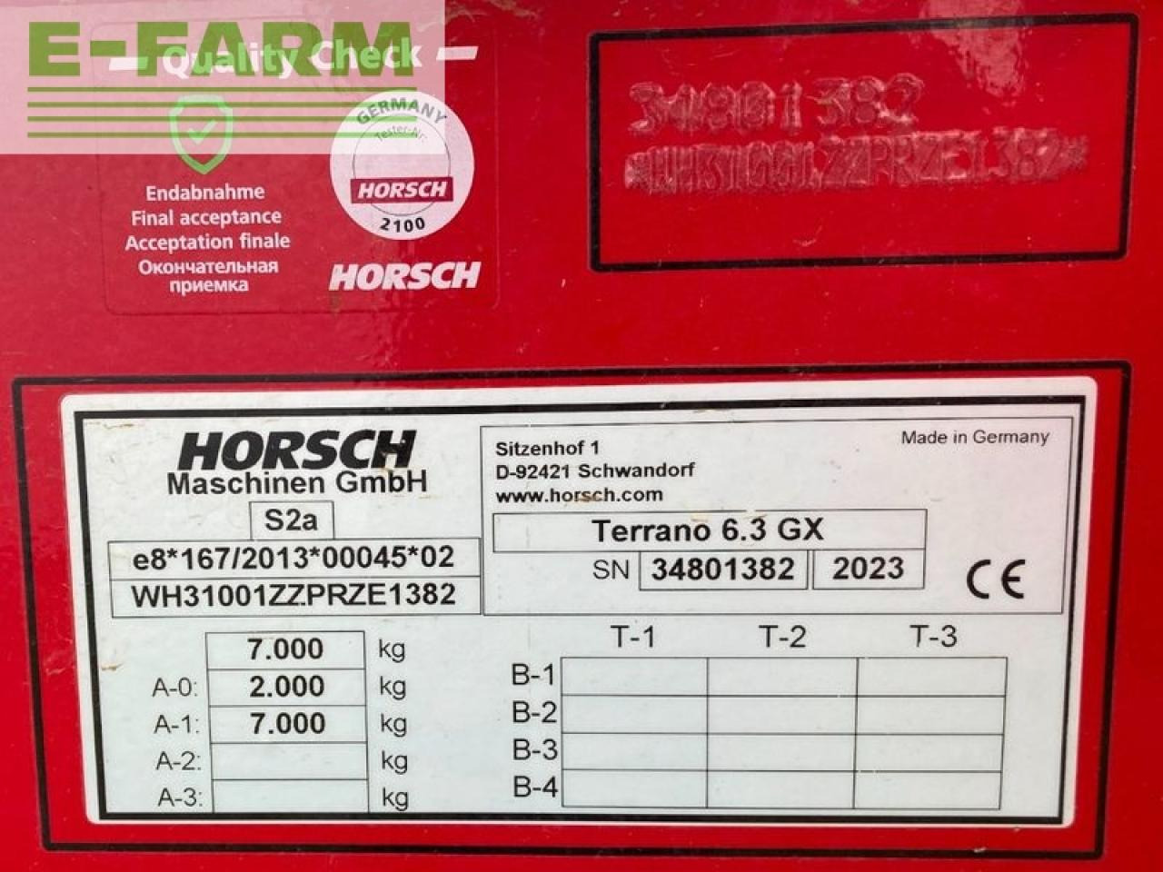 Cultivator Horsch terrano 6.3 gx vorführgerät bj.2023: picture 15