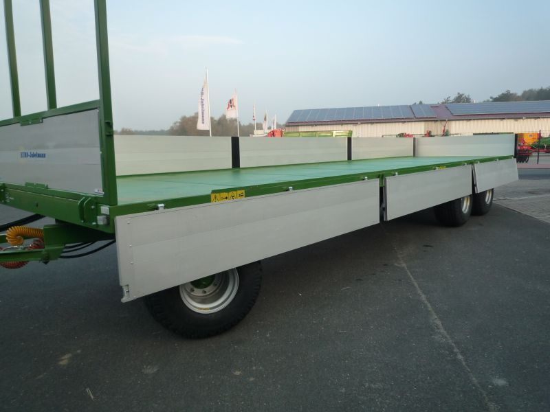 New Farm platform trailer Pronar 3-achs Plattformwagen mit Alu-Bordwände TO 26, 1: picture 5