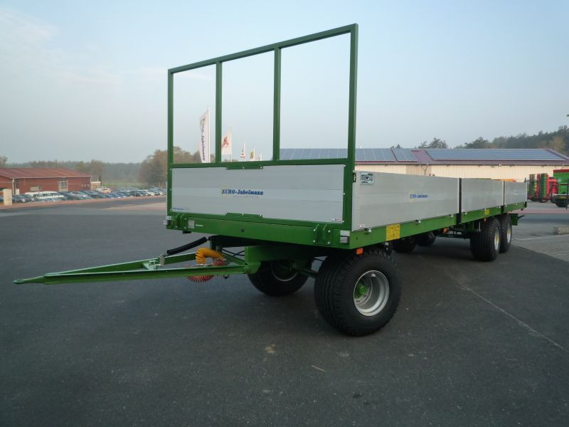 New Farm platform trailer Pronar 3-achs Plattformwagen mit Alu-Bordwände TO 26, 1: picture 3