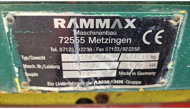 Farm roller Rammax RW1504 Grabenwalze: picture 5