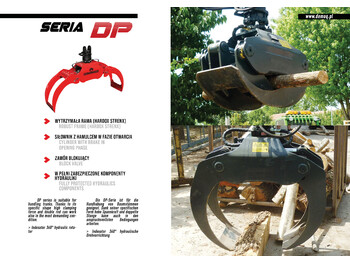 New Grapple for Construction machinery DEMOQ DP032 Log Grab 270 kg: picture 3