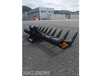 Attachment for Construction machinery Hardlife 10-14 tonn Rot Rake S60 - 1800mm: picture 1