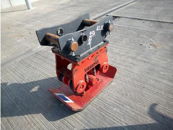 Attachment, Vibratory plate for Excavator Hydraulic Compaction Plate 65mm Pin to suit 13 Ton Excavator: picture 1