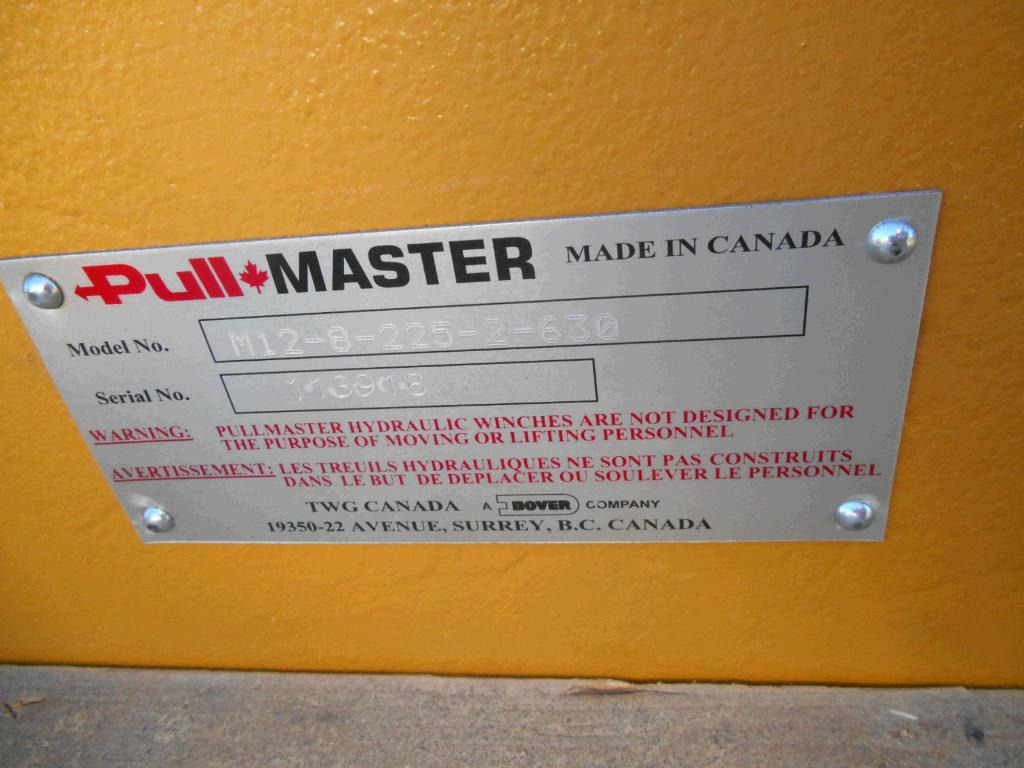 New Winch for Construction machinery Pullmaster M12-8-225-2-630 - 2945778: picture 3