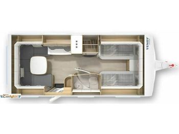 Travel trailer Fendt Bianco Selection 515 SG Auflastung 2000kg, Flieg