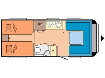 Travel trailer Hobby Prestige 560 LU