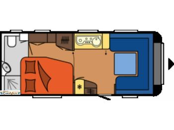 Travel trailer Hobby Prestige 560 WFU