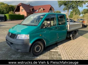Open body delivery van, Combi van Volkswagen T5 Transporter Pritsche Pritsche Doppelkabine: picture 1