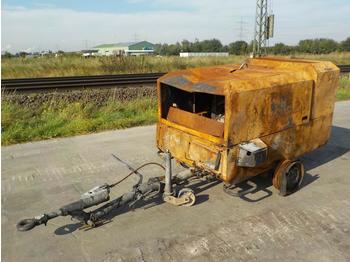 Air compressor 2014 Ingersoll Rand Single Axle Compressor (Fire Damaged)(French Reg. Docs. Available): picture 1