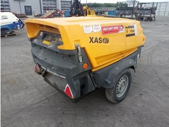 Air compressor 2014 Atlas Copco XAS67 130CFM