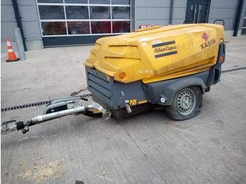 Air compressor 2015 Atlas Copco XAS67 130CFM