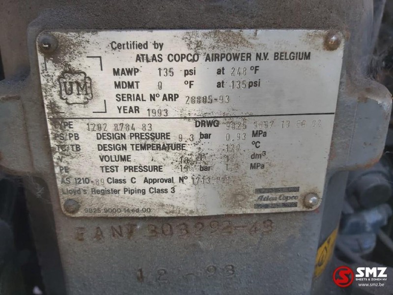Air compressor Atlas-Copco Occ Compressor Atlas Copco 8 BAR: picture 7
