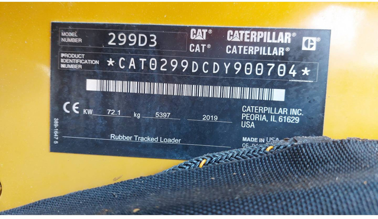 Crawler loader CAT 299D3: picture 17