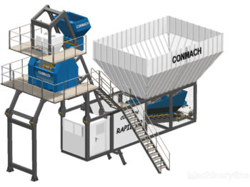 New Concrete plant CONMACH RapidKing-60 Compact Concrete Batching Plant - 55 m3/h: picture 1
