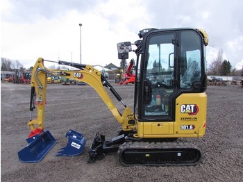 New Mini excavator Caterpillar 301.6 AUX 1 + Baumaschinenanhänger Unsinn UBA 3536: picture 1