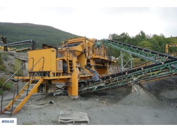Crusher Complete Svedala-Lokomo crushing plant with many conveyor belts: picture 1