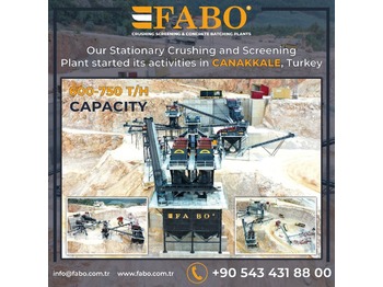 New Crusher FABO 750 T/H STATIONARY CRUSHING & SCREENING PLANT: picture 1
