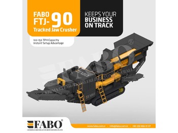 New Mobile crusher FABO FTJ-90 Tracked Jaw Crusher: picture 1
