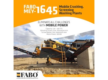 New Mobile crusher FABO MEY 1230 TPH MOBILE SAND SCREENING & WASHING PLANT: picture 1