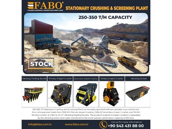 Crusher FABO USED CRUSHING & SCREENING PLANT CAPACITY 250-350 T/H: picture 1
