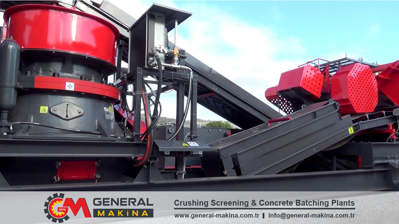 New Cone crusher General Makina 944 Hard River Stone Crusher Plant: picture 2