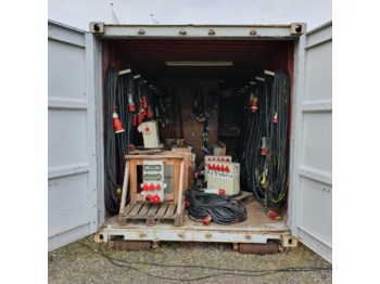 Generator set ABC Electrical switchboard and cables