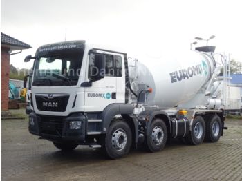 New Concrete mixer truck MAN TGS 32.420 8x4/Euromix Beton 9m³ /MIETFAHRZEUG: picture 1