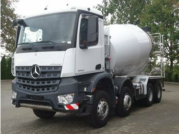 Concrete mixer truck Mercedes-Benz AROCS 3240 8x4 Euro 6 Betonmischer Liebherr 9m3: picture 1