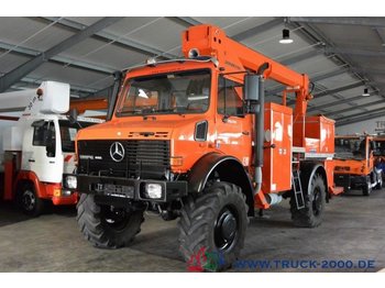 Truck mounted aerial platform Mercedes-Benz Unimog U2150L 4x4 Ruthmann Arbeitsbühne 17 m: picture 1