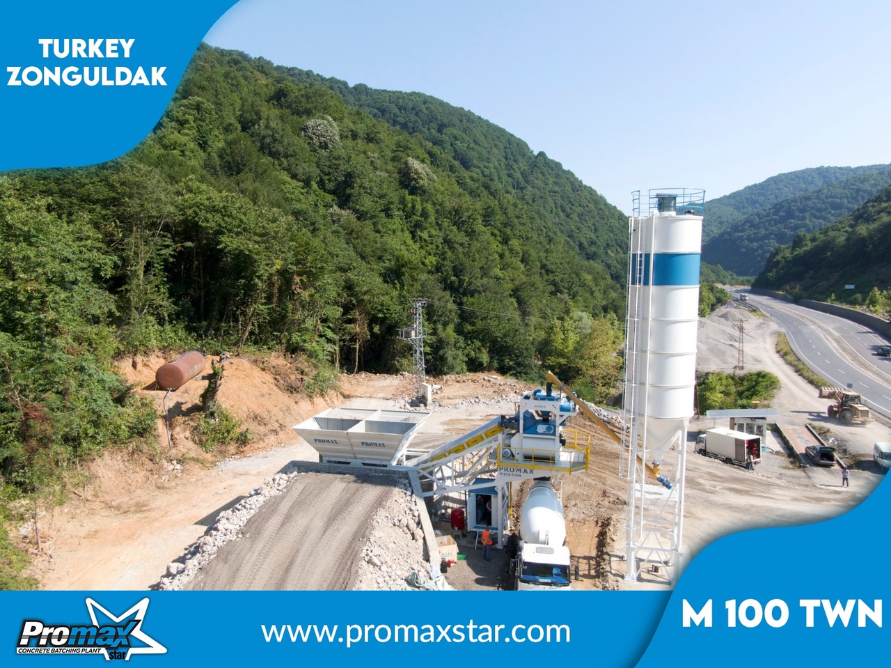 New Concrete plant PROMAX MOBILE CONCRETE BATCHING PLANT M100-TWN (100m3/h): picture 6