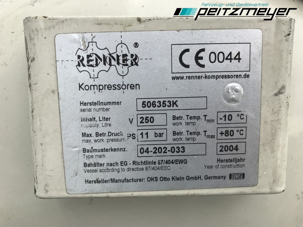 Air compressor Renner Kompressor RSD 7.5 10 bar / 950 L pro Min. / 7,5 KW: picture 9