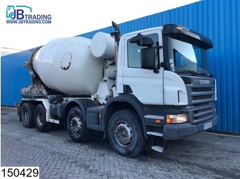 Concrete mixer truck Scania P 380 8x4, 9 M3, Imer group mixer, Steel suspension, Manual, Airco, Hub reduction: picture 1