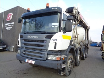 Concrete mixer truck Scania P 380 +transportband: picture 1