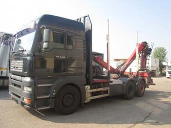 MAN TGA 26.430 6x2 Holztransporter, Epsilon E90Z81 ,Euro4 - Timber transport