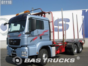 MAN TGS 33.480 L Manual Big Axle SteelSuspension Eur - Timber transport