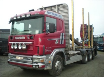 Scania 124 8X4 - Timber transport