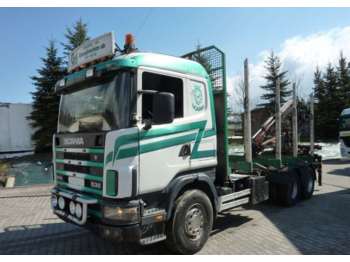 Scania 144G 530 6x4 do drewna drzewa lasu - Timber transport