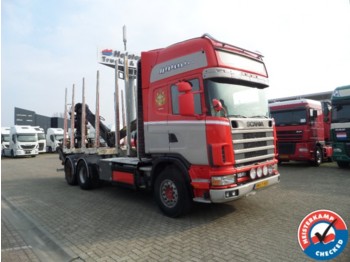 Scania 164 480 Topline V8 6x4 Steel suspension, Hout tr - Timber transport