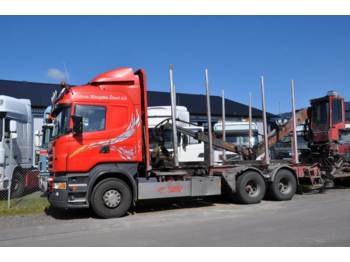 Scania R580 6X4 komplett med Loglift kran - Timber transport