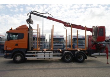 Scania R 480 6X4 WITH JONSERED CRANE - Timber transport