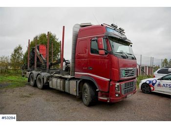 Timber transport VOLVO FH16 540 6x4 Timber Truck with Crane and Trailer: picture 1