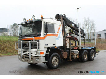 Timber transport Volvo F16 6x4 Holzkran: picture 1