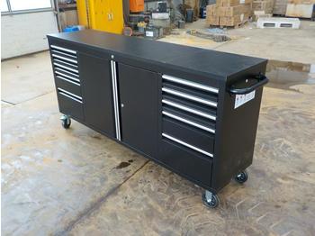 Garage equipment Unused 7' Tool Box, 10 Drawers (Black): picture 1
