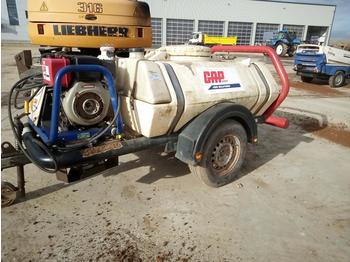 Tool/ Equipment 2015 Brendon Bowsers Single Axle Plastic Water Bowser, Yanmar Pressure Washer (No Hitch): picture 1
