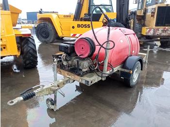 Tool/ Equipment Western Single Axle Plastic Water Bowser, Pressure Washer, Yanmar Engine: picture 1