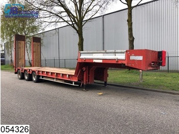 Low loader semi-trailer ACTM Lowbed 57500 KG, Steel suspension: picture 1