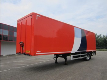 Hertoghs O1 1-assige cityoplegger - Closed box semi-trailer
