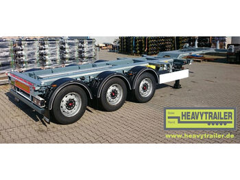 Container transporter/ Swap body semi-trailer HeavyTrailer 3-Achs-Multi-Containerchassis